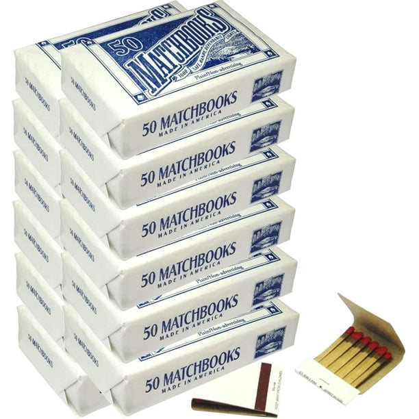 1000 Plain Natural Wooden Matchsticks Bulk Pack 